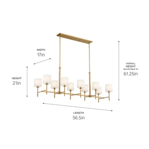 Ali Linear Chandelier 10Lt
