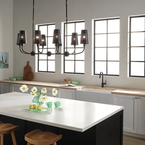 Adeena Linear Chandelier 8Lt