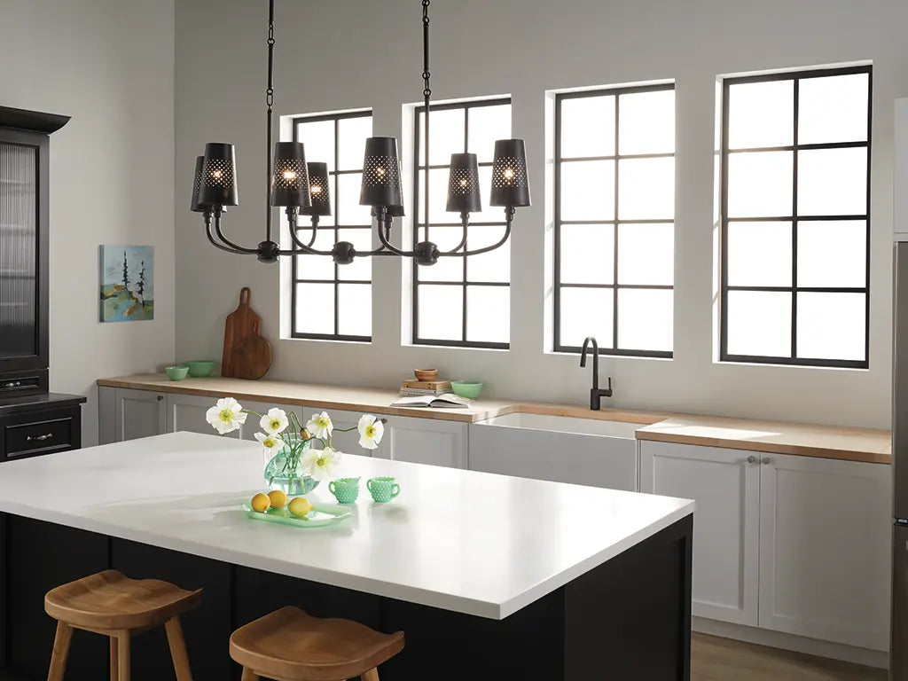 Adeena Linear Chandelier 8Lt