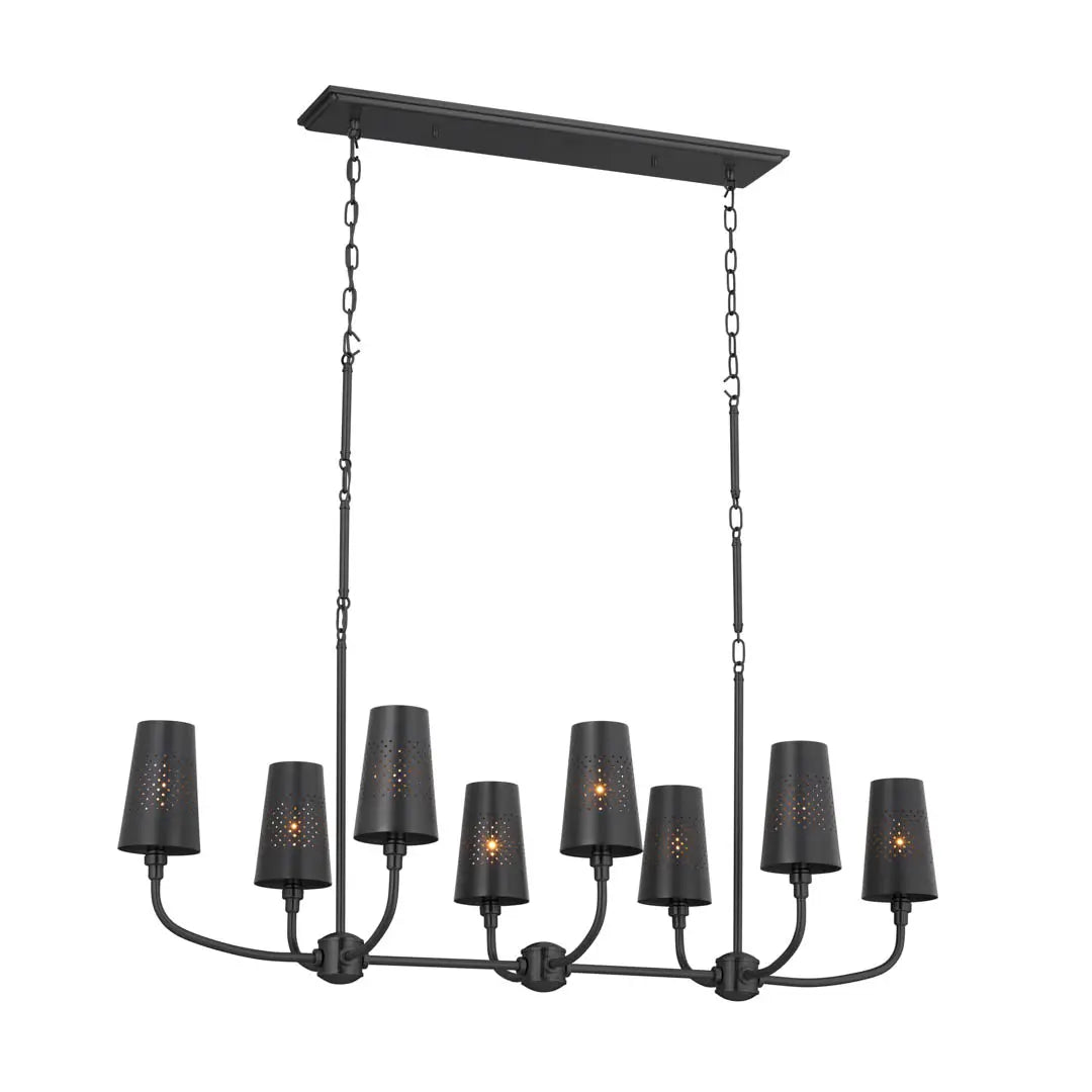 Adeena Linear Chandelier 8Lt