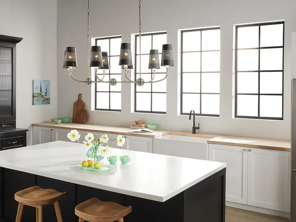 Adeena Linear Chandelier 8Lt