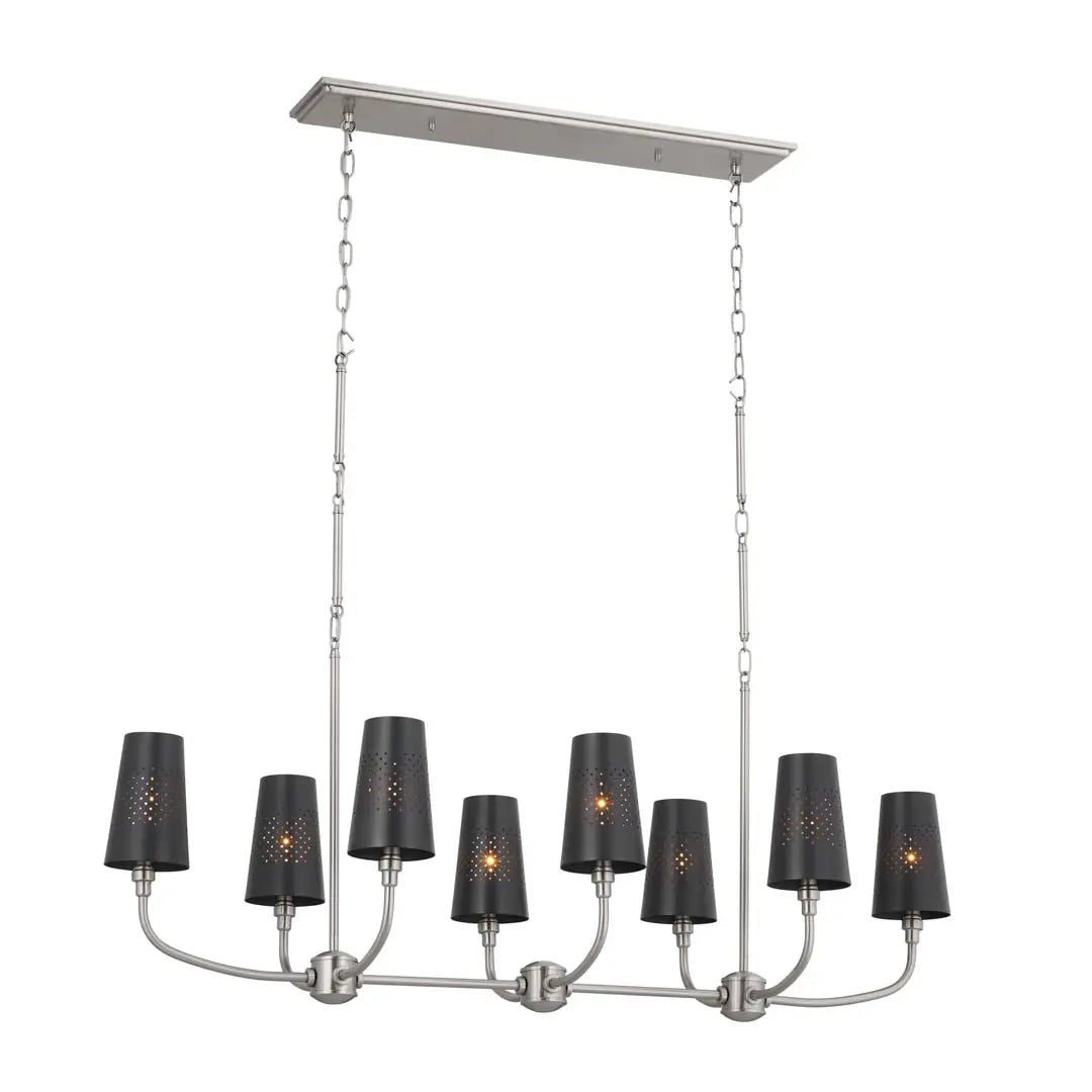 Adeena Linear Chandelier 8Lt