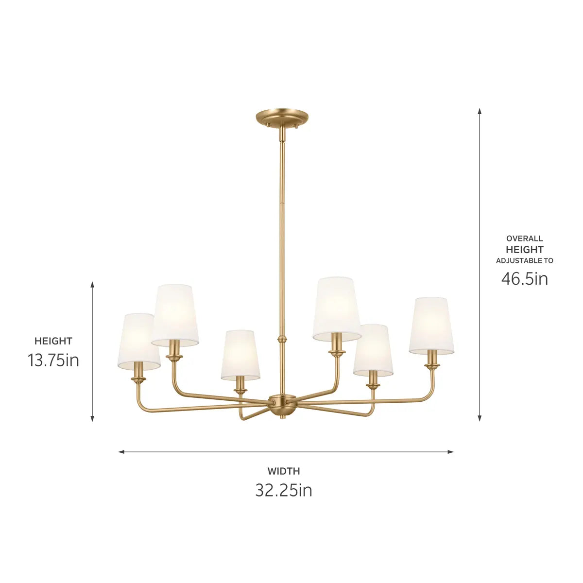 Pallas Chandelier 6Lt