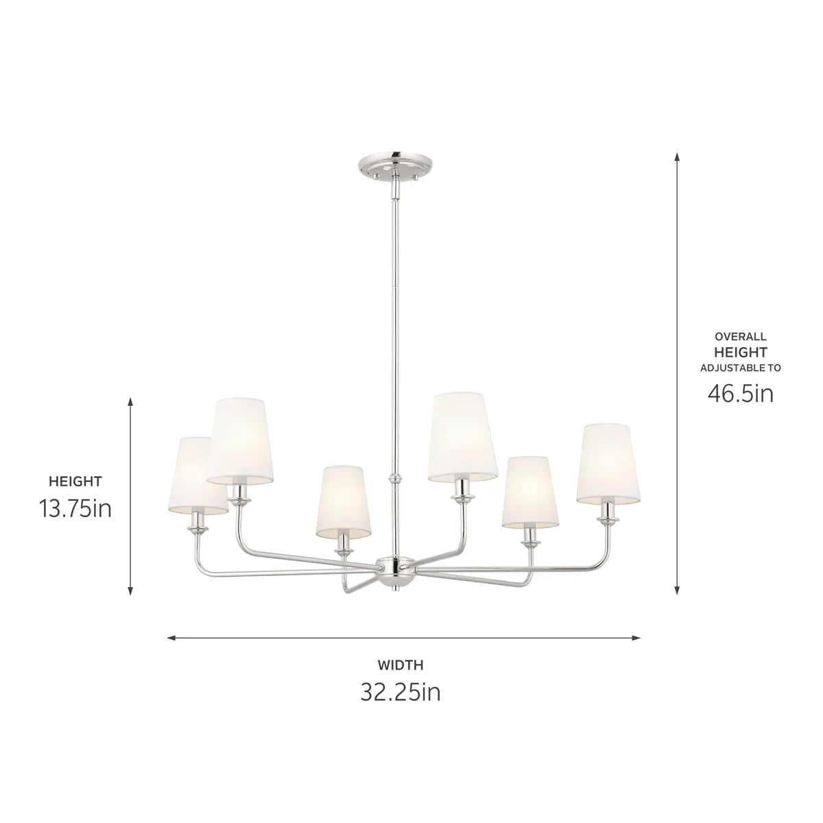 Pallas Chandelier 6Lt