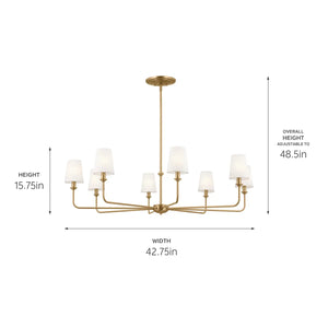 Pallas Chandelier 8Lt
