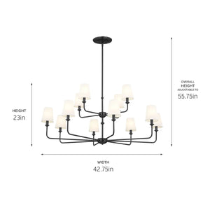 Pallas Chandelier 12Lt