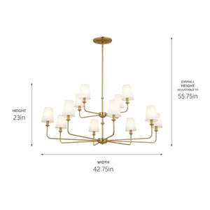 Pallas Chandelier 12Lt