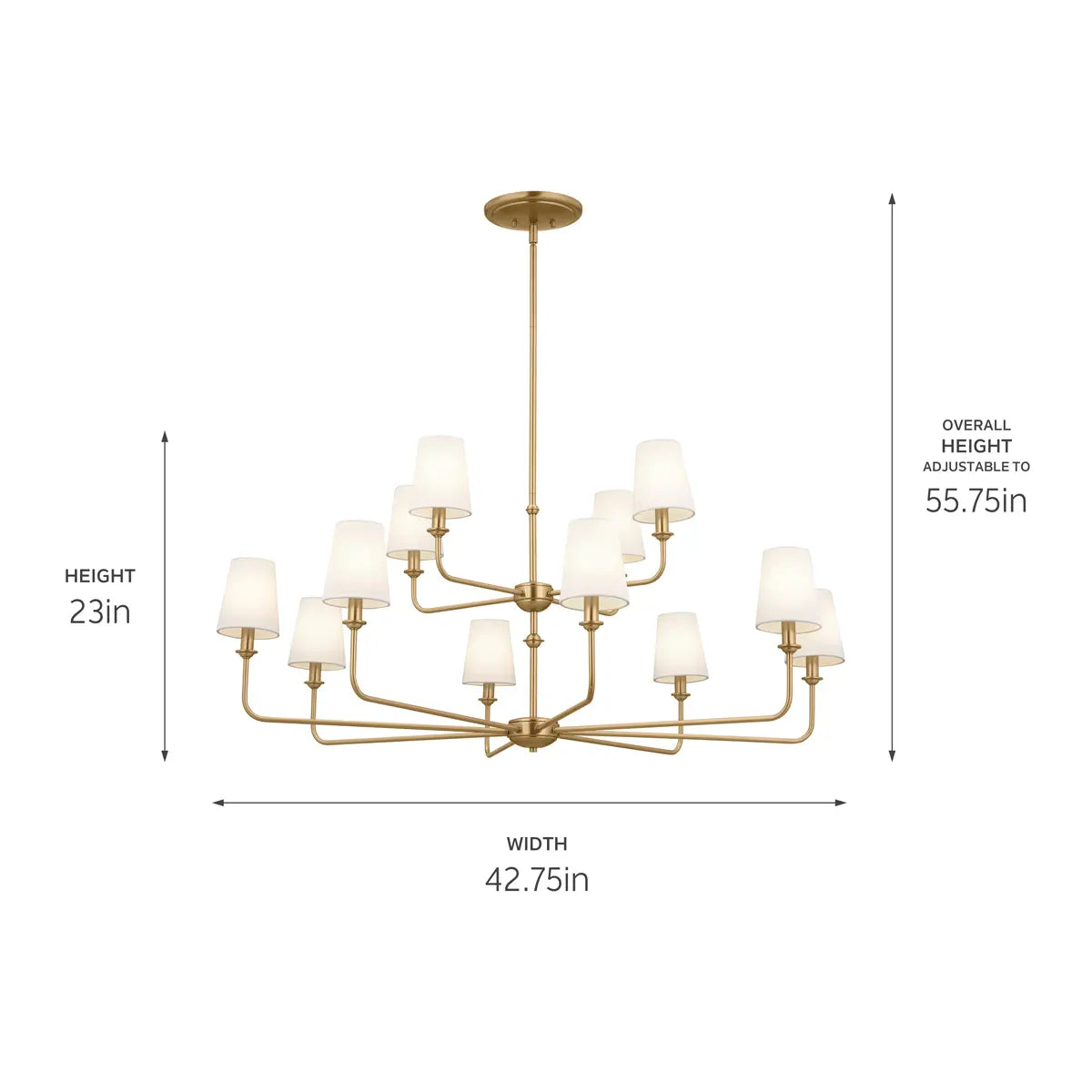 Pallas Chandelier 12Lt