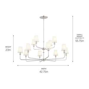 Pallas Chandelier 12Lt