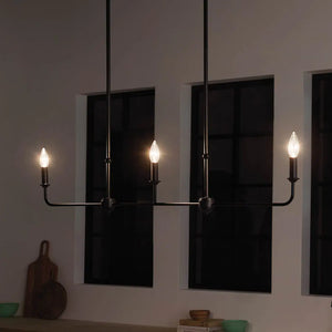Pallas Linear Chandelier 3Lt