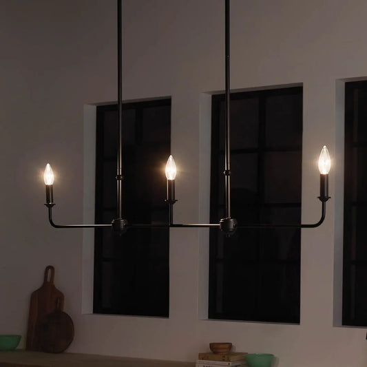 Pallas Linear Chandelier 3Lt