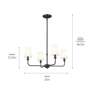 Pallas Mini Chandelier 4Lt