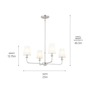 Pallas Mini Chandelier 4Lt