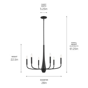 Deela Chandelier 6Lt