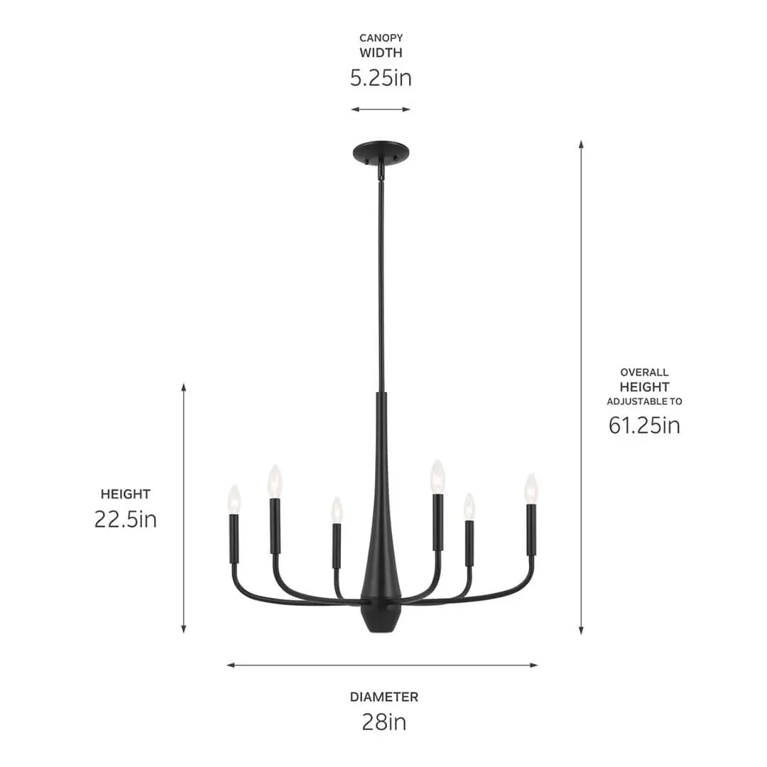 Deela Chandelier 6Lt