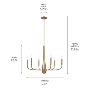 Deela Chandelier 6Lt