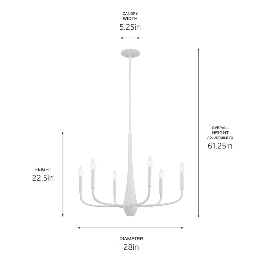 Deela Chandelier 6Lt