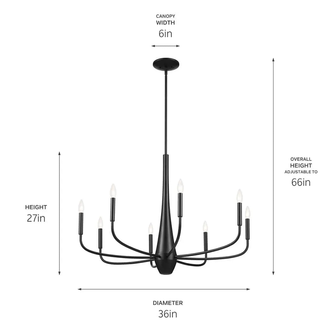 Deela Chandelier 8Lt