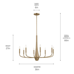 Deela Chandelier 8Lt