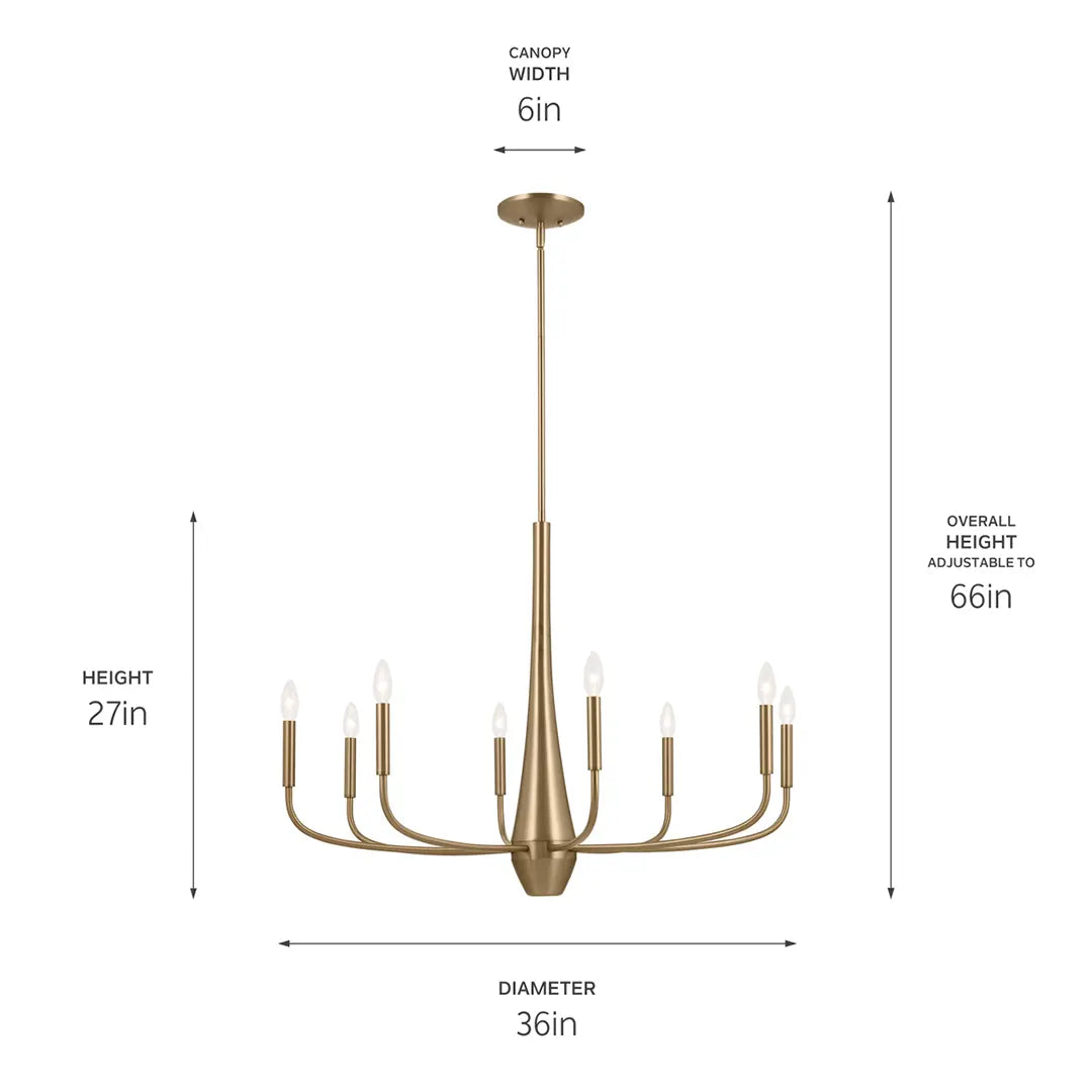 Deela Chandelier 8Lt