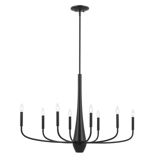 Deela Oval Chandelier 8Lt