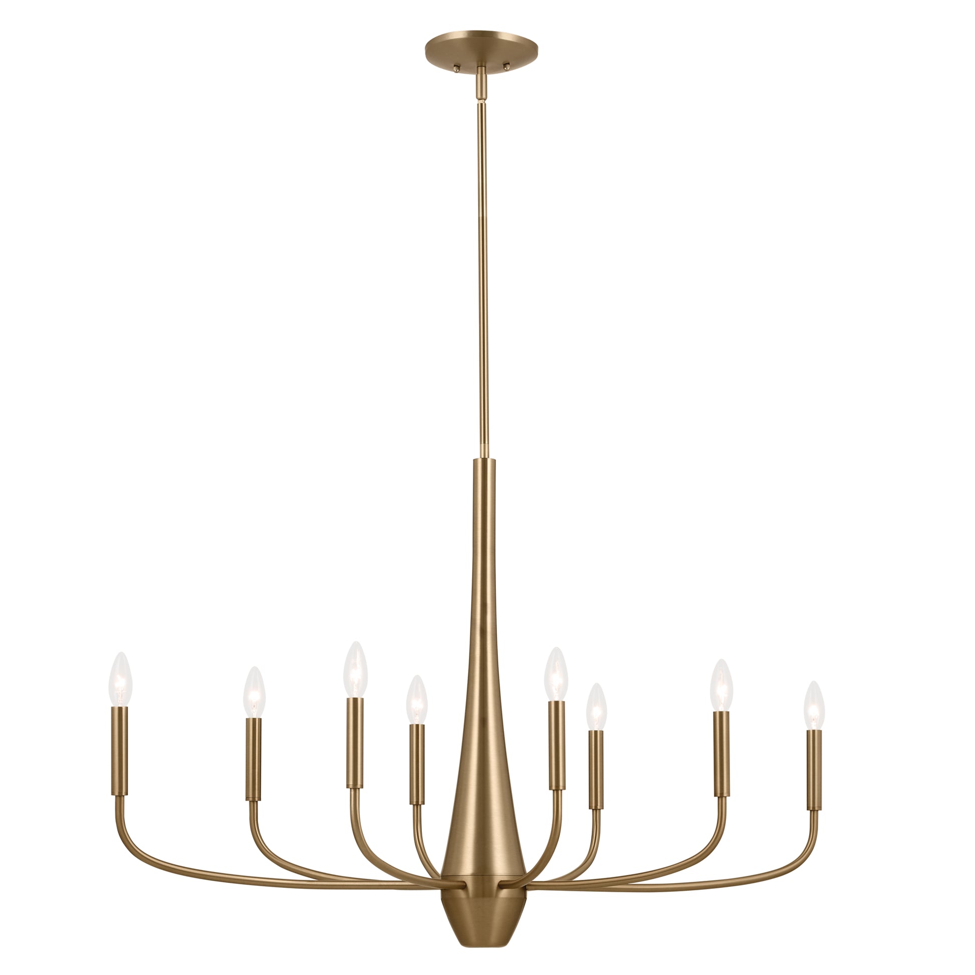 Deela Oval Chandelier 8Lt