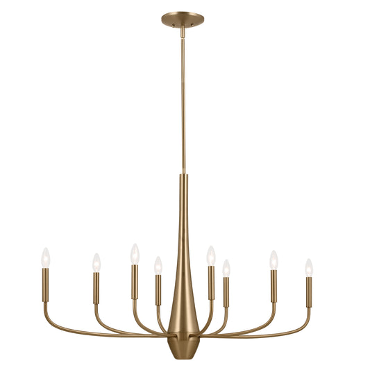Deela Oval Chandelier 8Lt