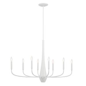 Deela Oval Chandelier 8Lt