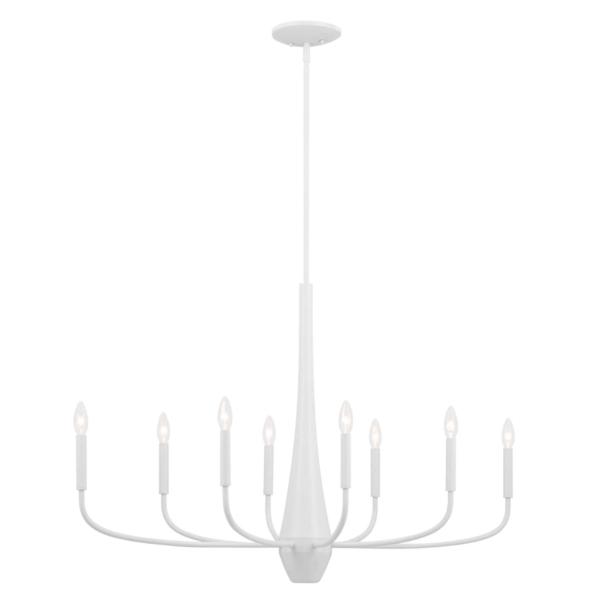 Deela Oval Chandelier 8Lt