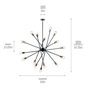 Armstrong Chandelier 16Lt