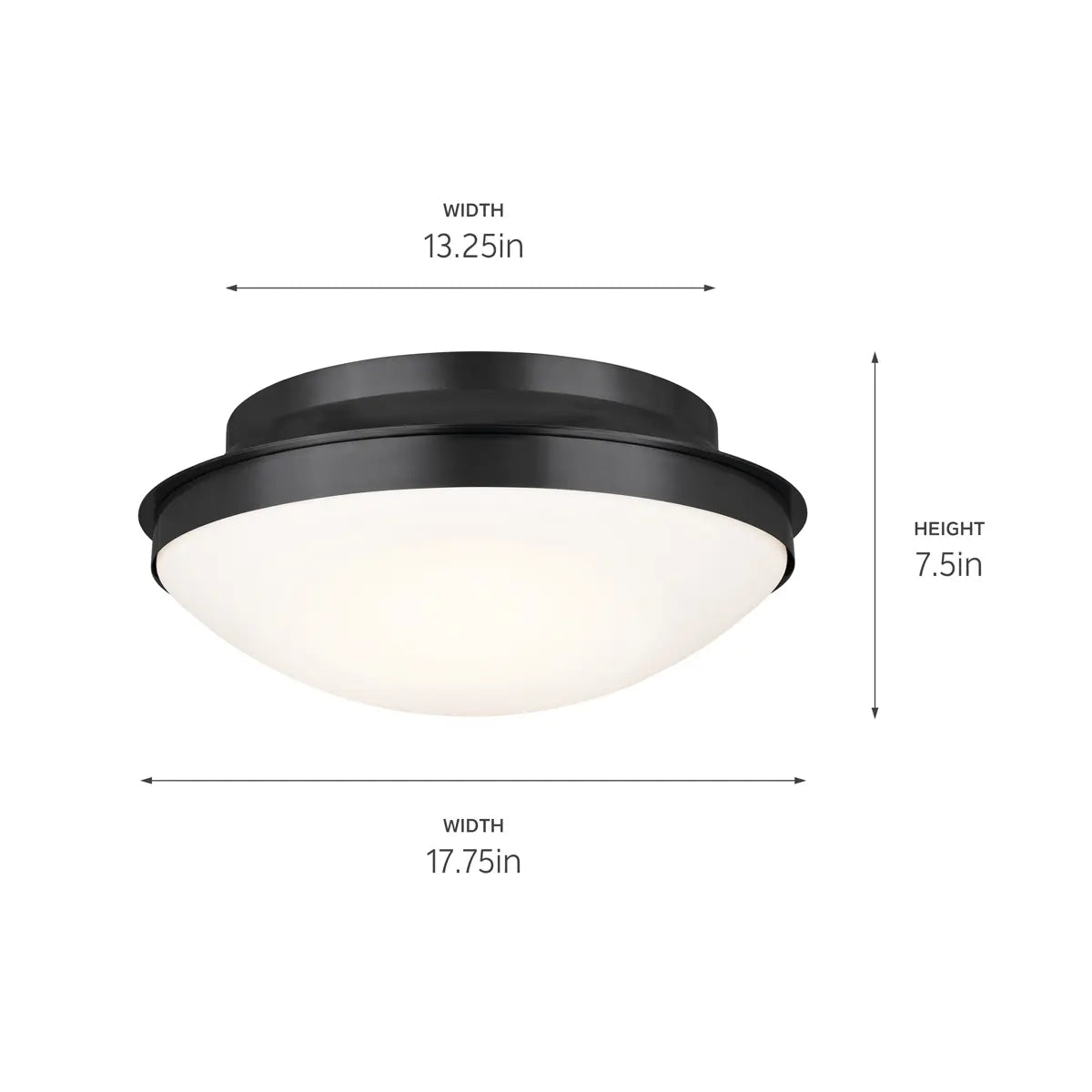 Bretta Flush Mount 3Lt