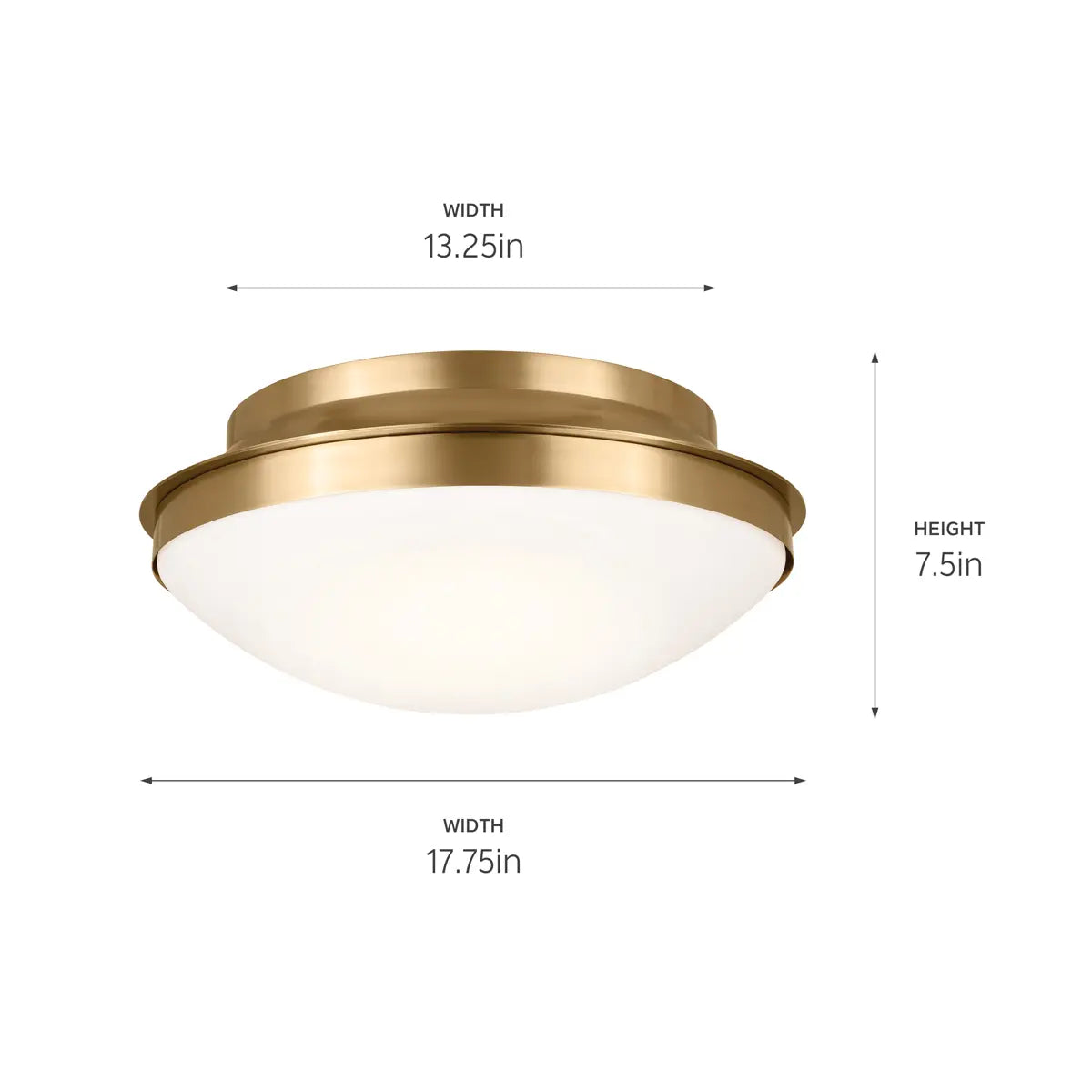 Bretta Flush Mount 3Lt
