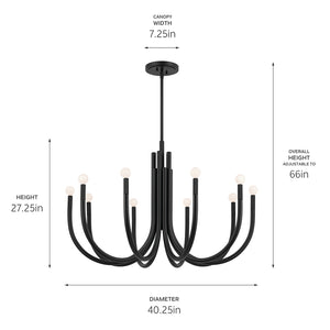 Odensa Chandelier 10Lt