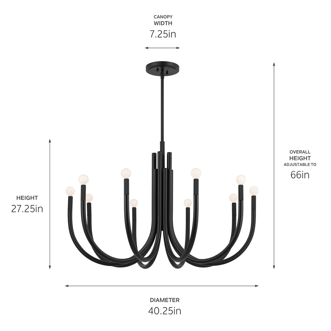 Odensa Chandelier 10Lt