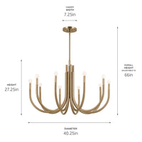 Odensa Chandelier 10Lt