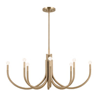Odensa Oval Chandelier 8Lt