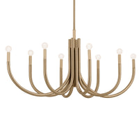 Odensa Oval Chandelier 8Lt