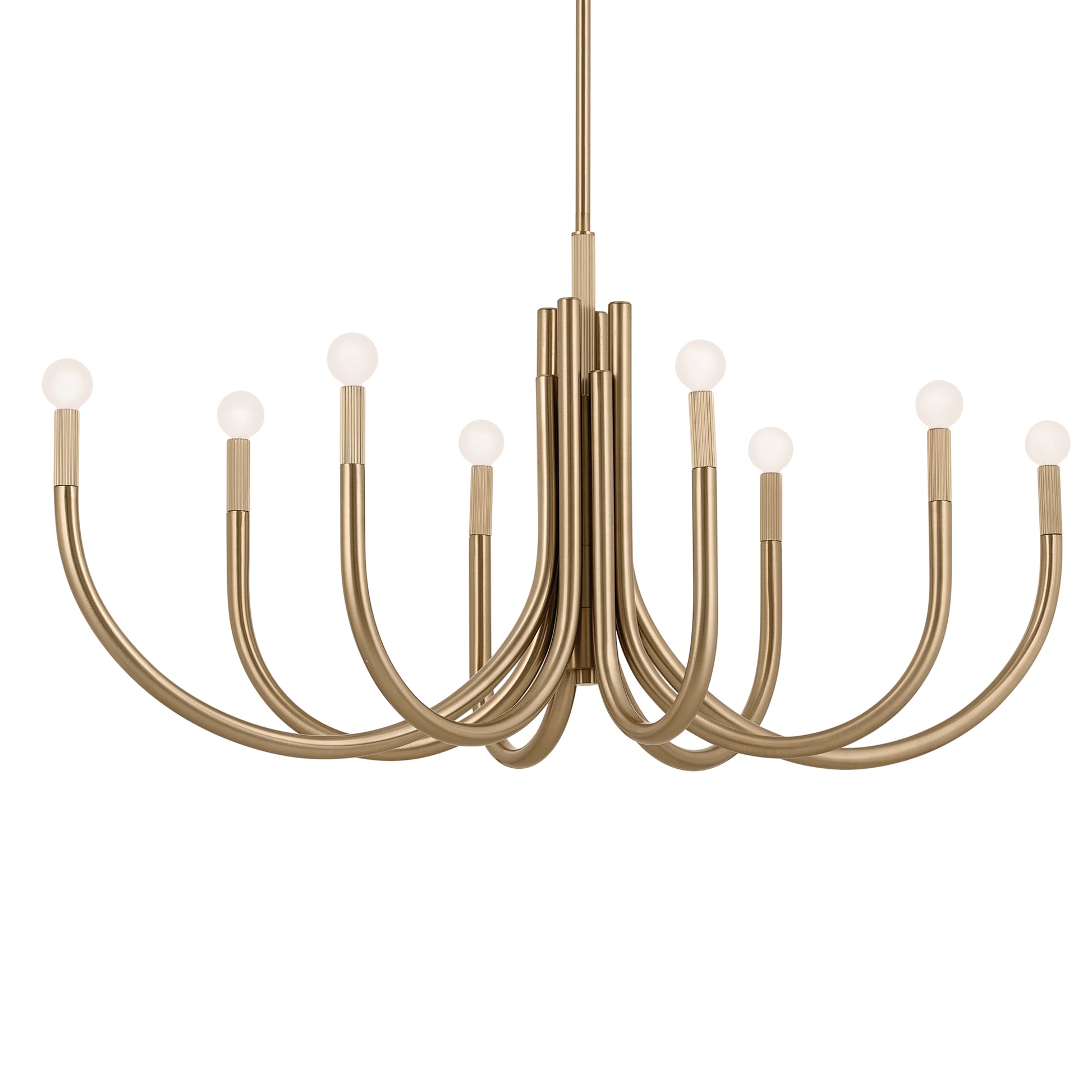 Odensa Oval Chandelier 8Lt