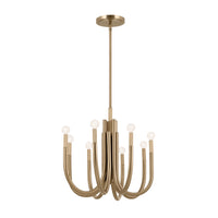 Odensa Oval Chandelier 8Lt