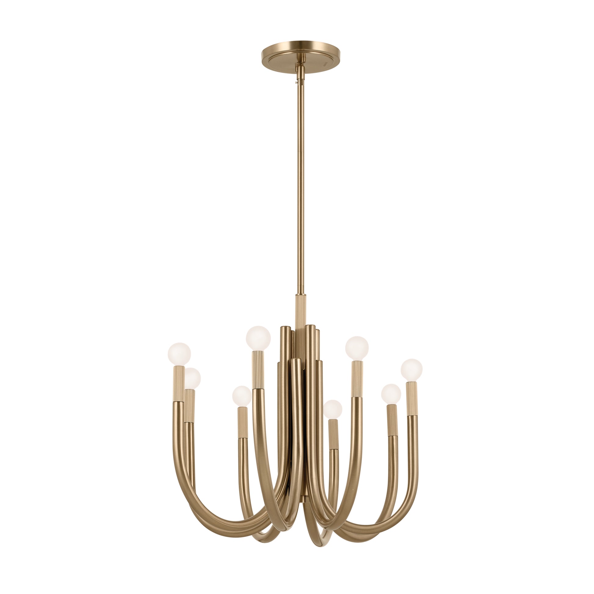 Odensa Oval Chandelier 8Lt