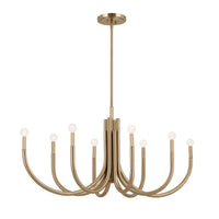 Odensa Oval Chandelier 8Lt