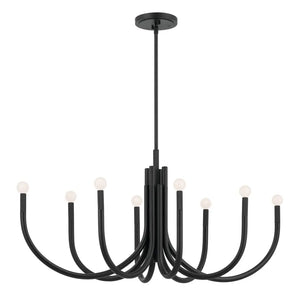 Odensa Oval Chandelier 8Lt
