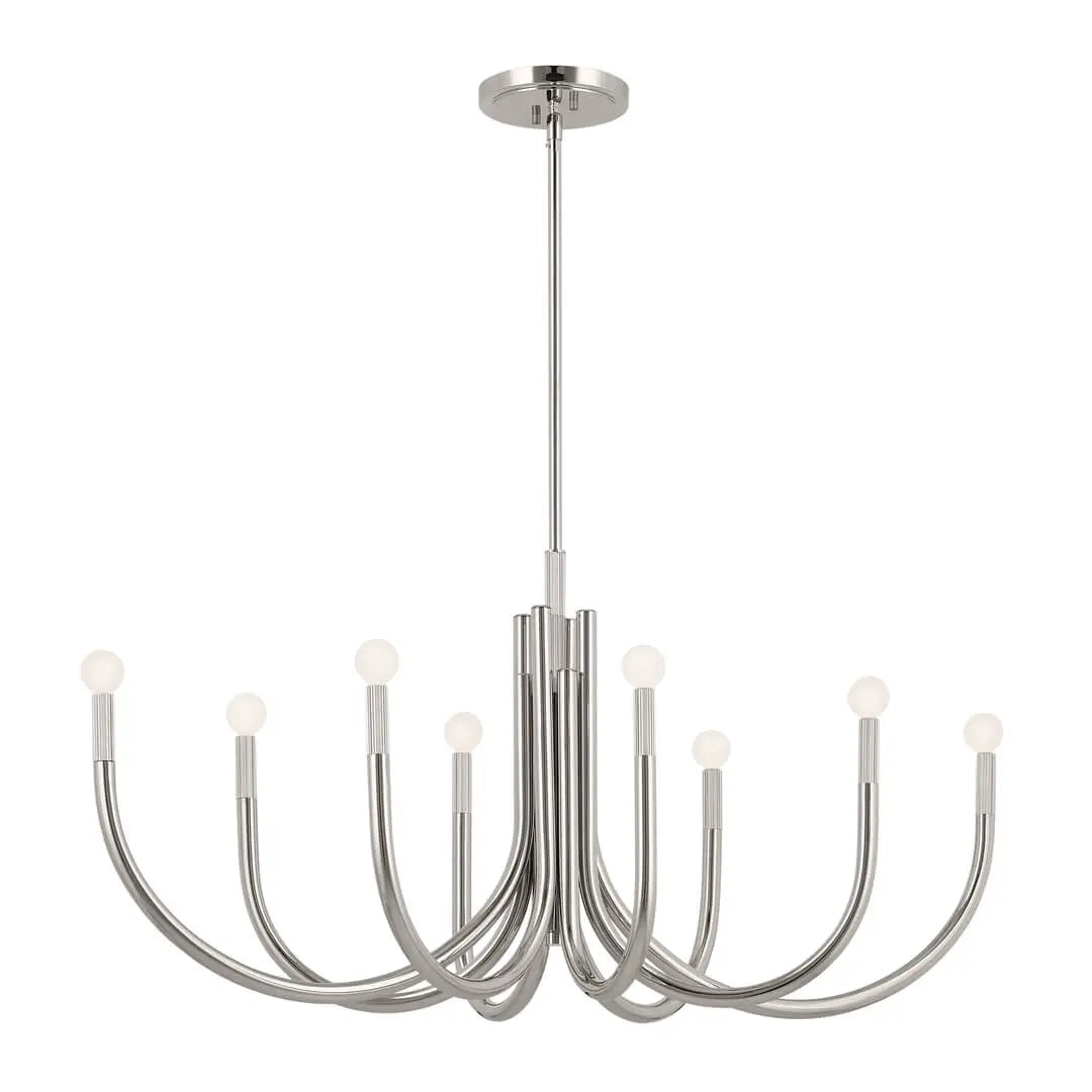 Odensa Oval Chandelier 8Lt