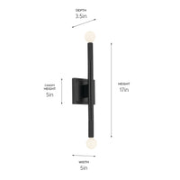 Odensa Wall Sconce 2Lt