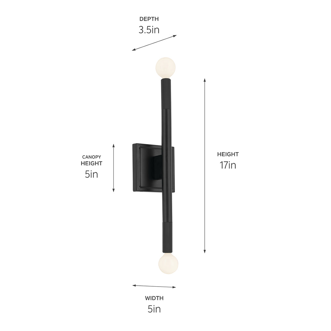 Odensa Wall Sconce 2Lt