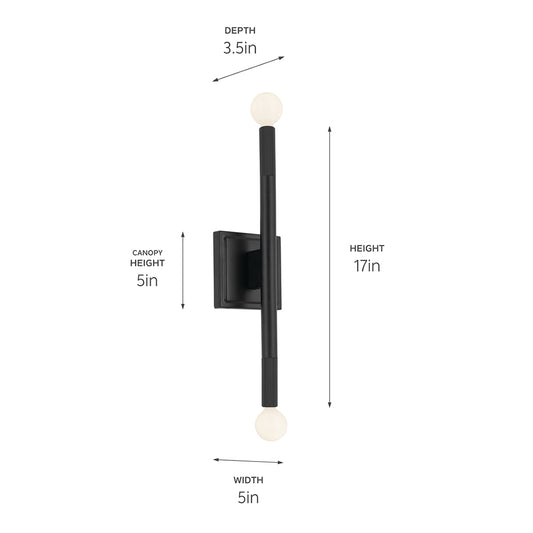 Odensa Wall Sconce 2Lt