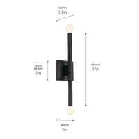 Odensa Wall Sconce 2Lt