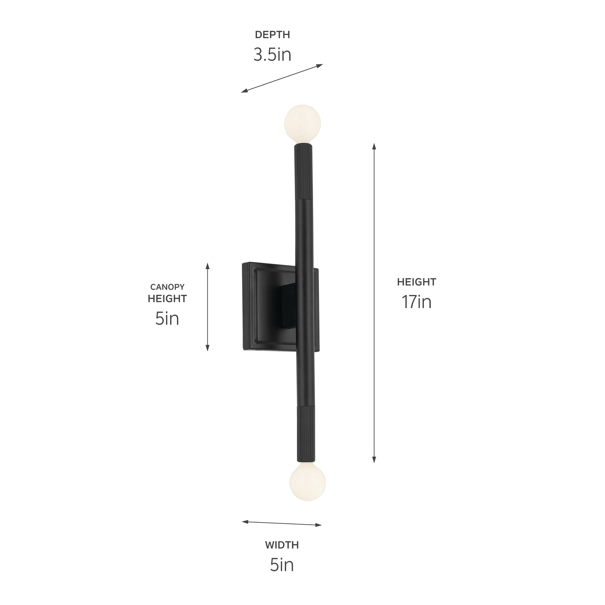 Odensa Wall Sconce 2Lt