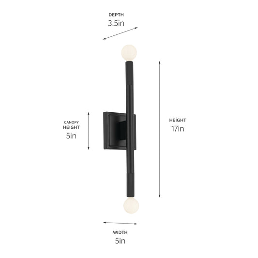 Odensa Wall Sconce 2Lt
