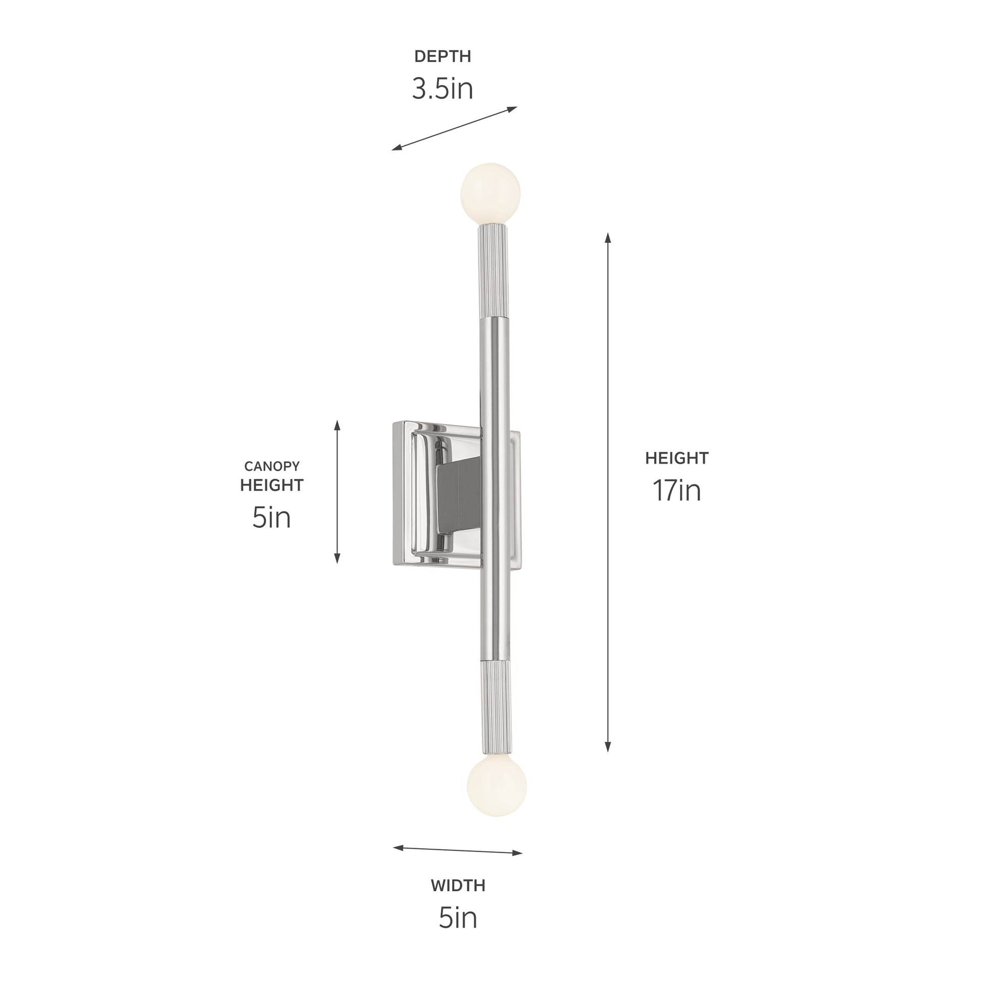 Odensa Wall Sconce 2Lt